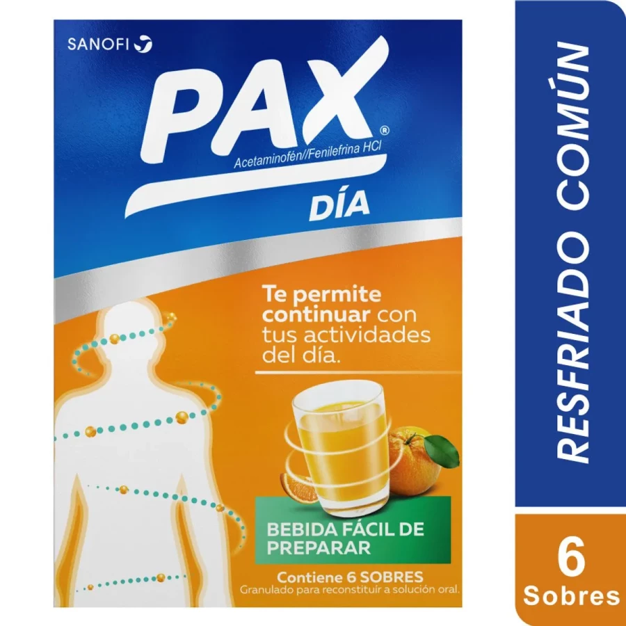 Pax dia granulado caja x 6 sob