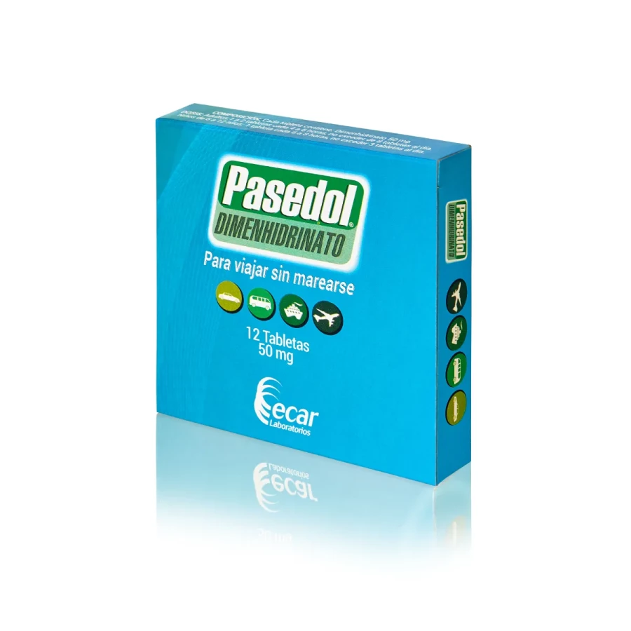 Pasedol 50mg tableta caja x 12 tab