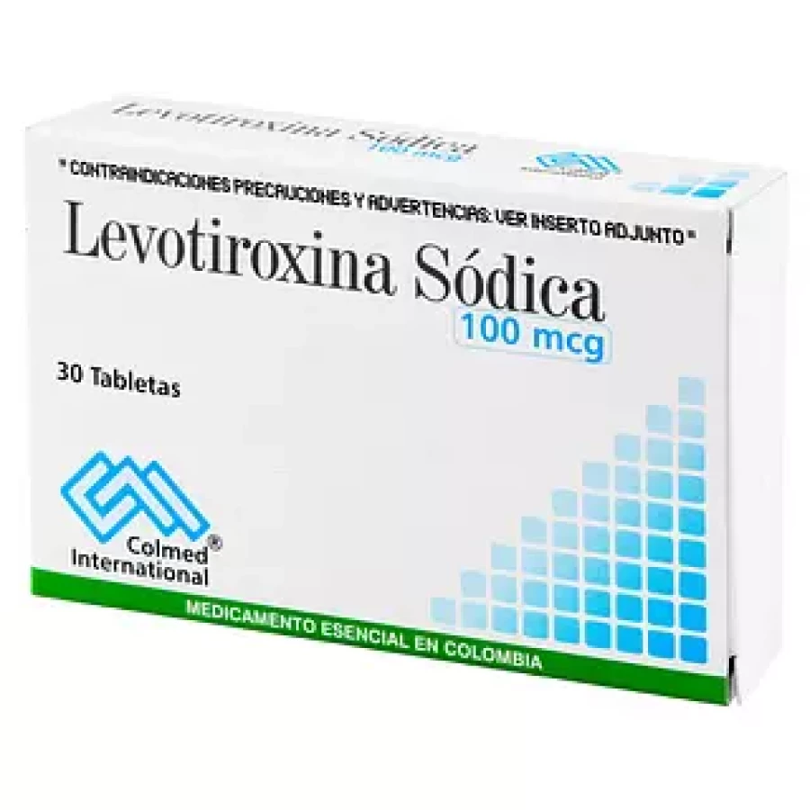 Levotiroxina sÓdica tabletas colmed international 50mcg caja x 30 tabletas