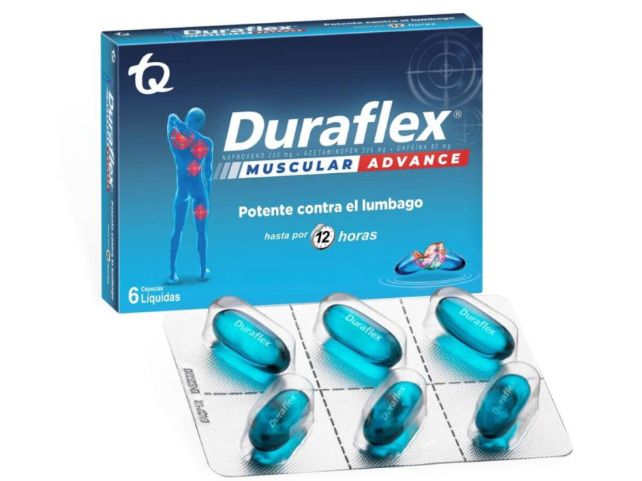 Duraflex muscular advance caja x6 capsulas