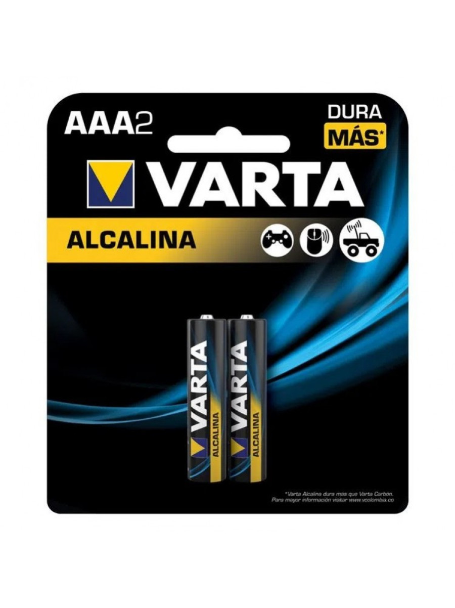 Pila varta alkalina aaa 2 uds