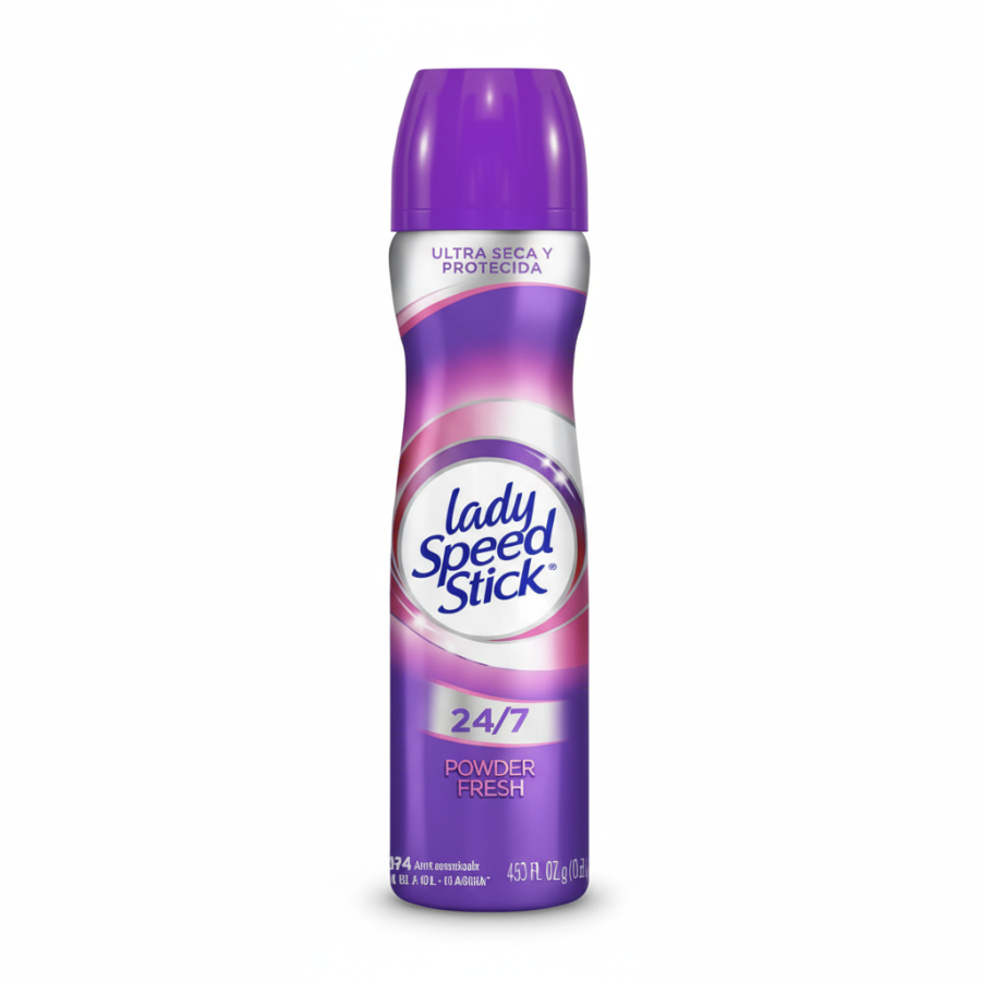 Desodorante lade speed stick powder fresh spray x 150ml