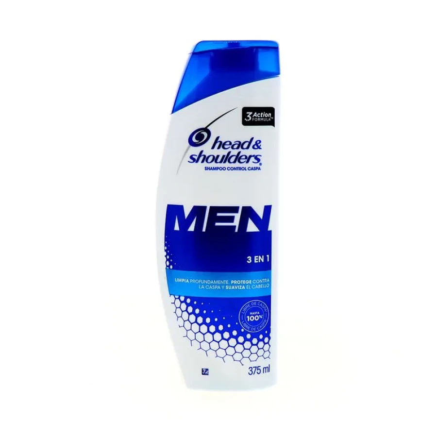 Shampoo head-shoulders men 3 en 1 375 ml