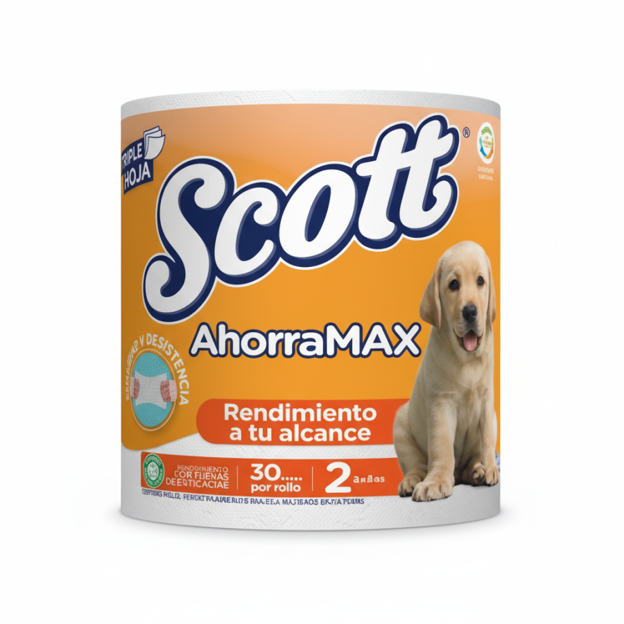 Papel higienico scoot ahorra max
