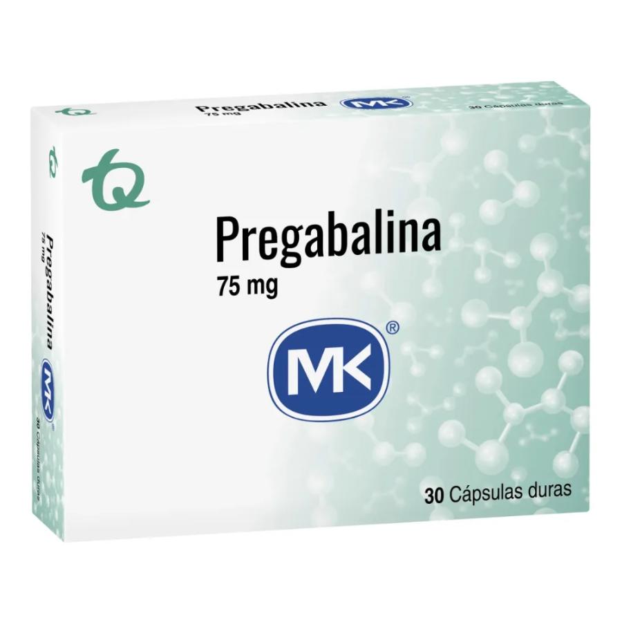 Pregabalina mk capsulas 75mg x 30