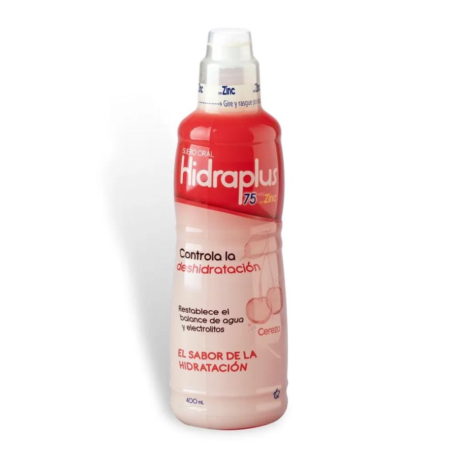Hidraplus 75 meq con zinc soluciÓn oral cereza