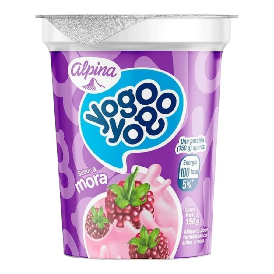 Yogurt yogo yogo mora vaso x 150 gr