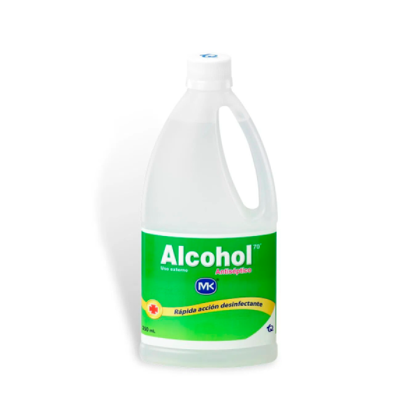 Alcohol mk 70% botella x 350 ml