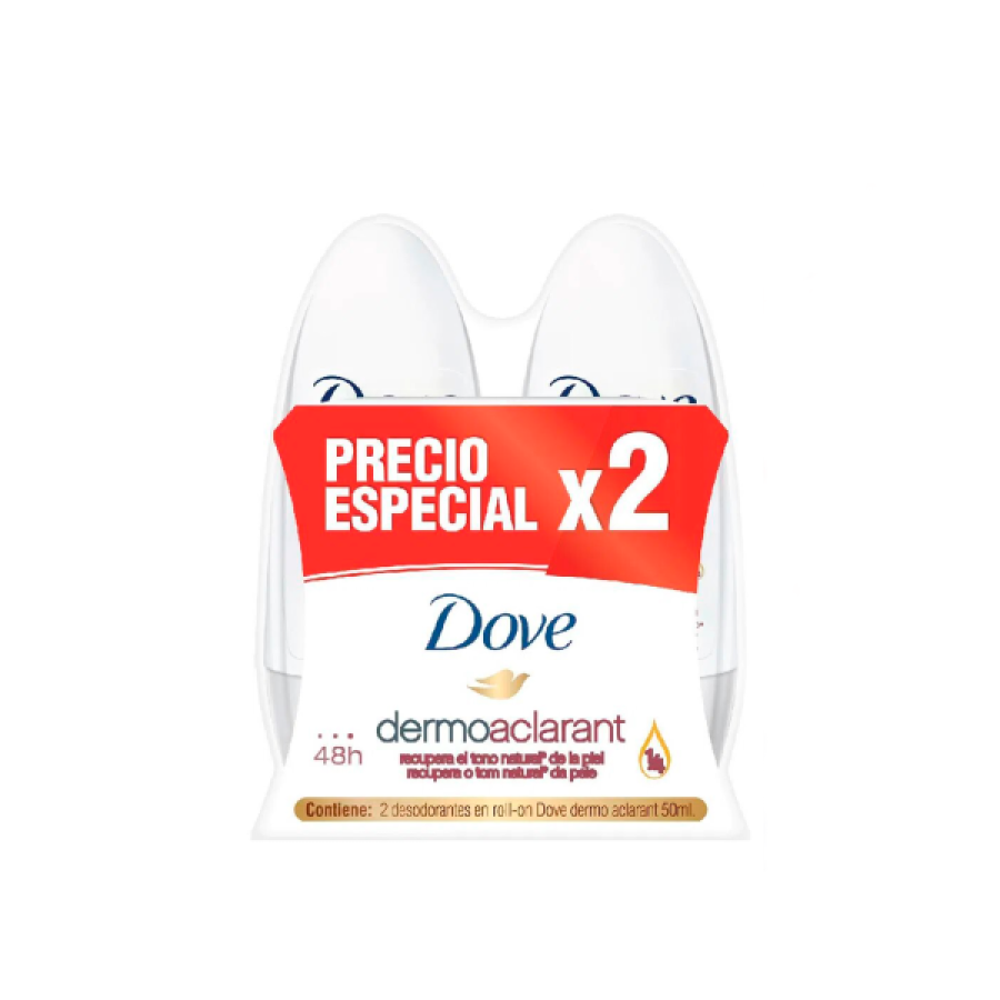 2 dte.dove rollon tono unif.cal.50ml p.e