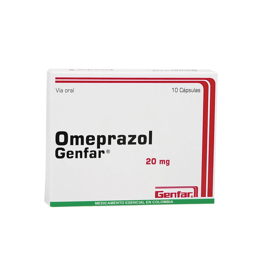 Omeprazol 20 mg 10 capsulas gf