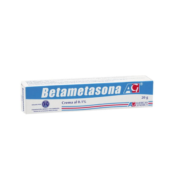 Betametasona 0.1% crema 20 gr ag