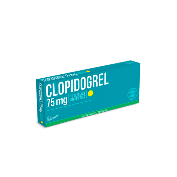 Clopidogrel 75 mg 10 tabletas lp(m)12795