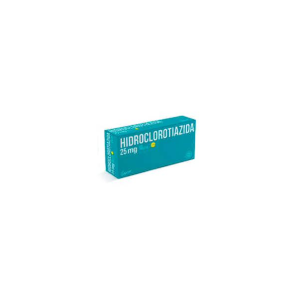 Hidroclorotiazida 25 mg 400 tabletas lp