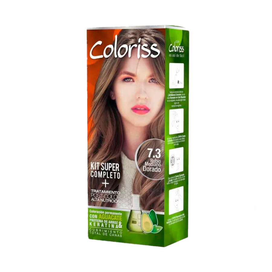 Coloris kit 73 rubio mediano dor.