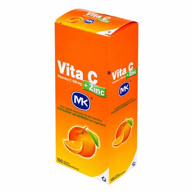 Vitamina vita c+zinc nar mast 100 tbs mk