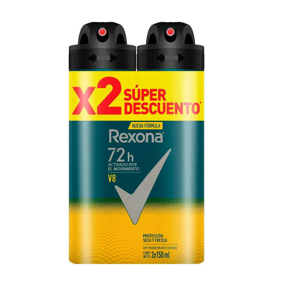 2 dte.rexona spray men v8 89gr super ofe