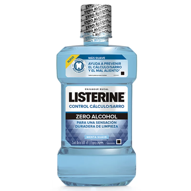 Listerine control calculo zero 500 ml