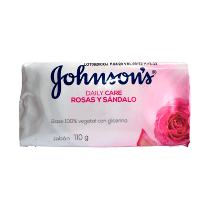 Jabon de baÑo johnsons rosas y sandalo x 110 gr
