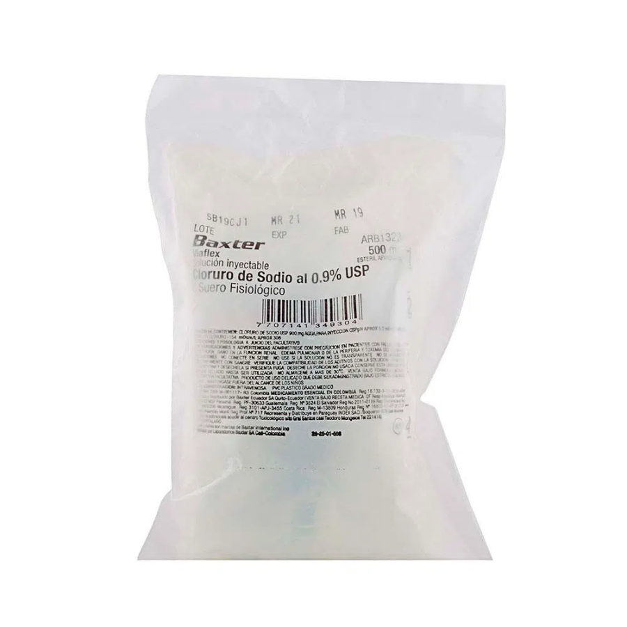 Suero fisiologico clor.sodio 500 ml 1323