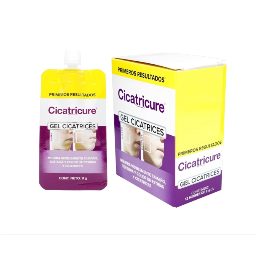 Cicatricure gel display x 12 sobres