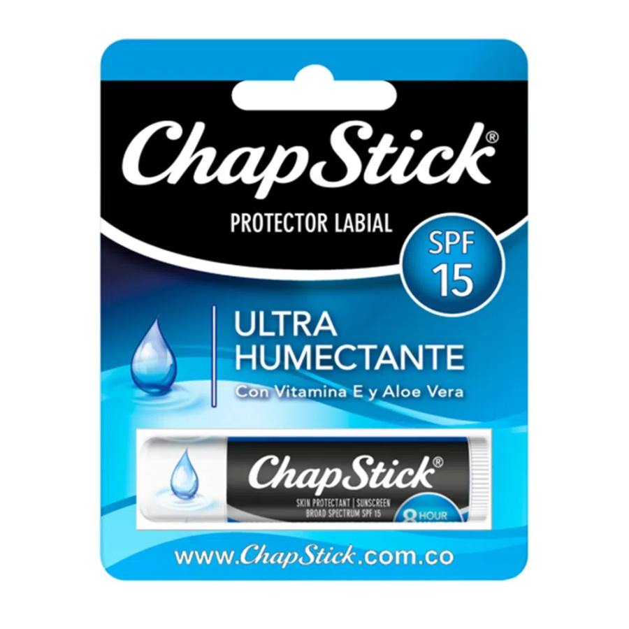 Prot.labial chapstick ultra humect.azul