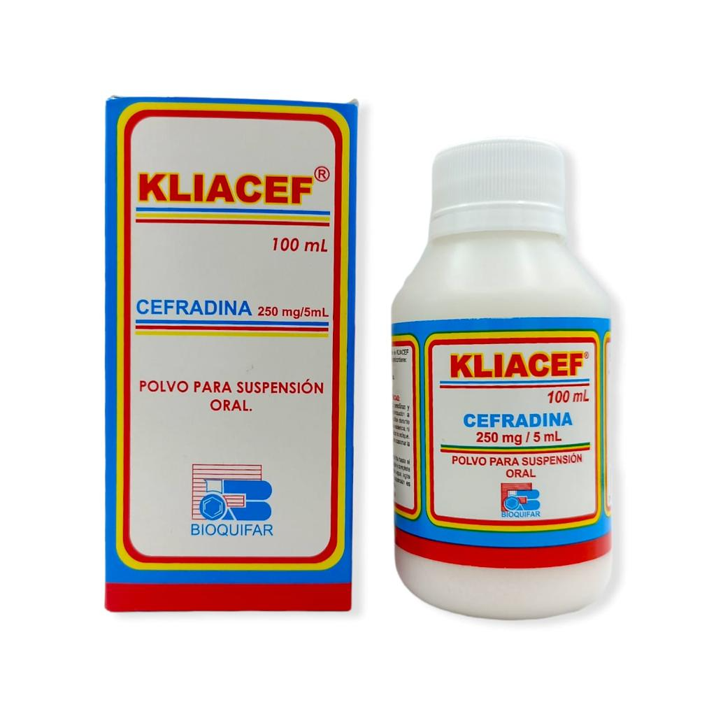 Kliacef 250mg/5ml susp x 100 ml