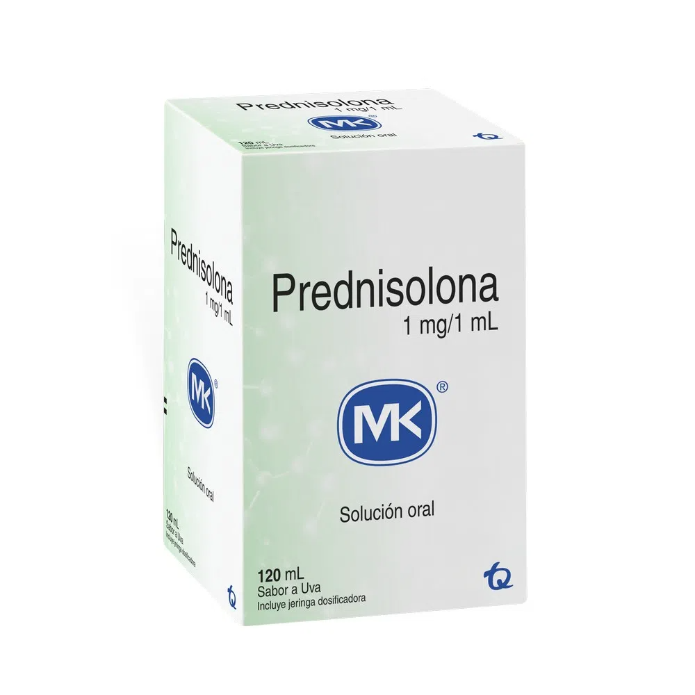 Prednisolona 1mg/ml jbe uva+dos 120ml mk