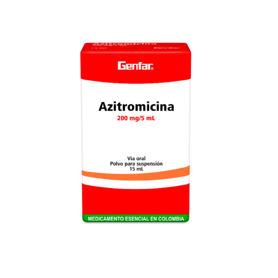 Azitromicina 200mg/5ml polvo 15 ml mk