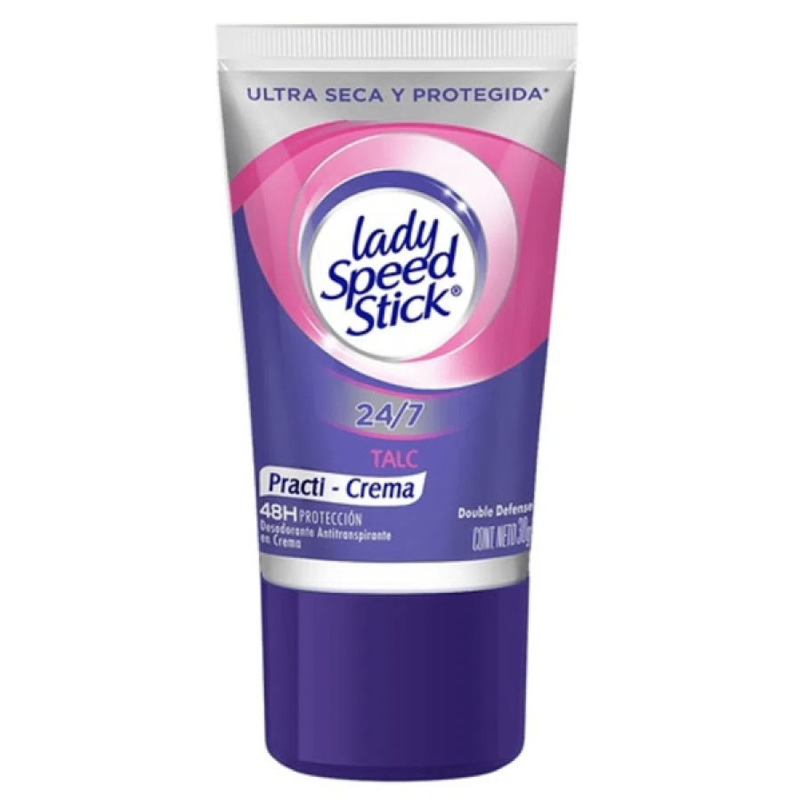 Desodorante lady speed stick crema talc x 30 gr