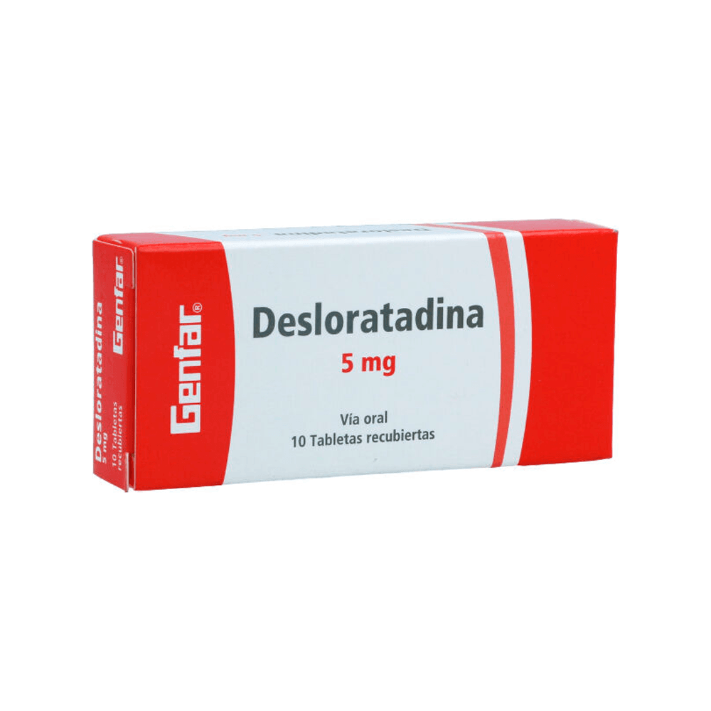Desloratadina 5 mg 10 tabletas gf