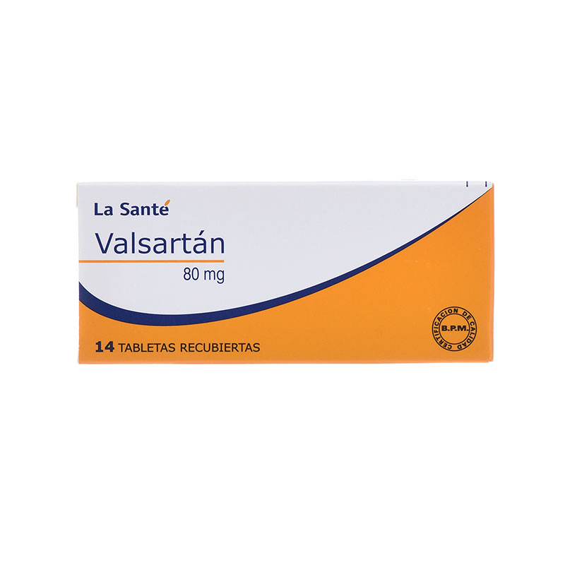 Valsartan 80 mg 14 tabletas ls(m)9284