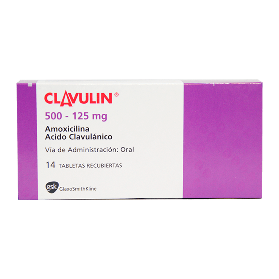 Clavulin 500 mg 14 tabletas