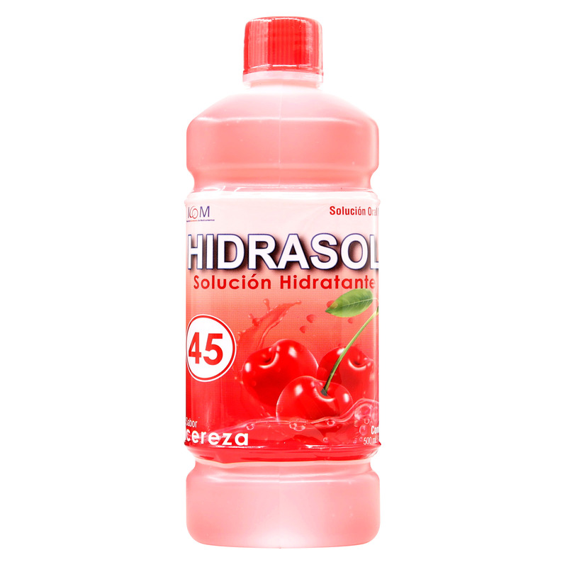 Hidrasol 45 con zinc cereza 500ml icom