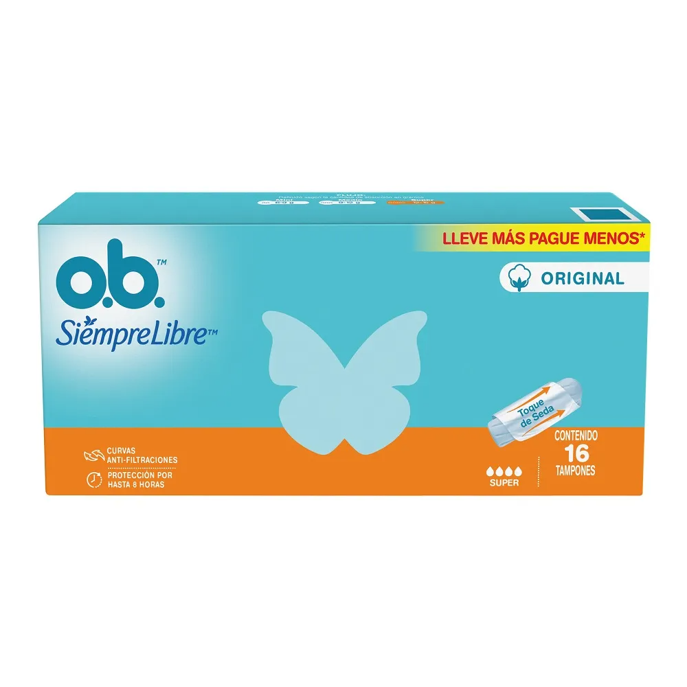 Tampon ob siempre libre ori super 16 und