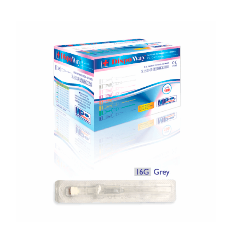 Cateter intravenoso esteril 16g