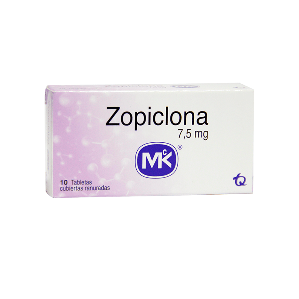 Zopiclona 7.5 mg 10 tabletas mk