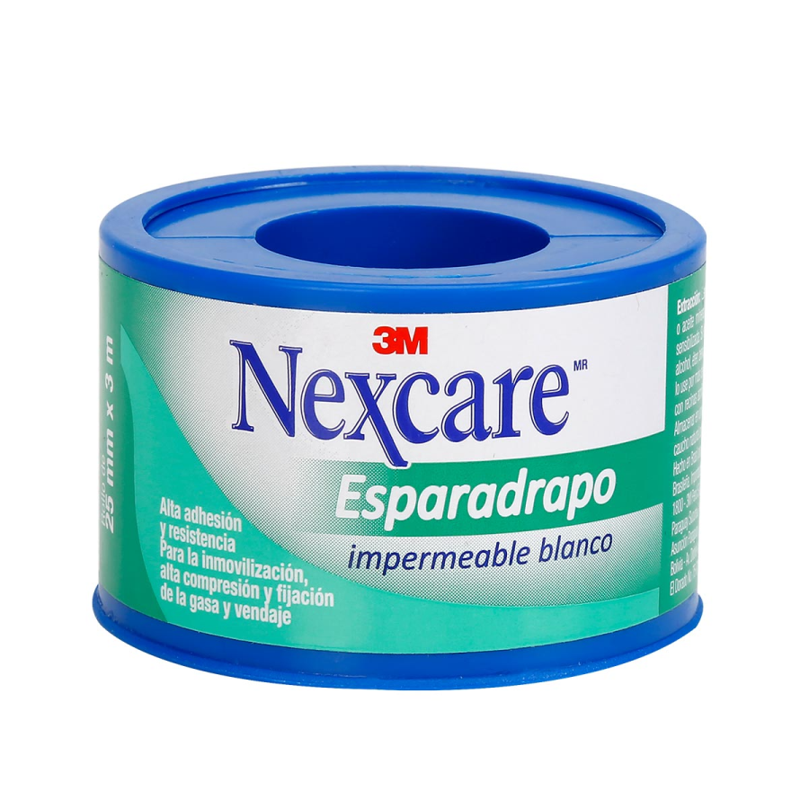 Esparadrapo imperm. blanco 25x3 nexcare